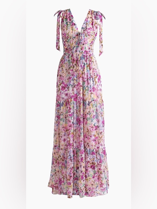 Shoshanna Dresses & Skirts - Shoshanna Zahra Neon Floral Gown